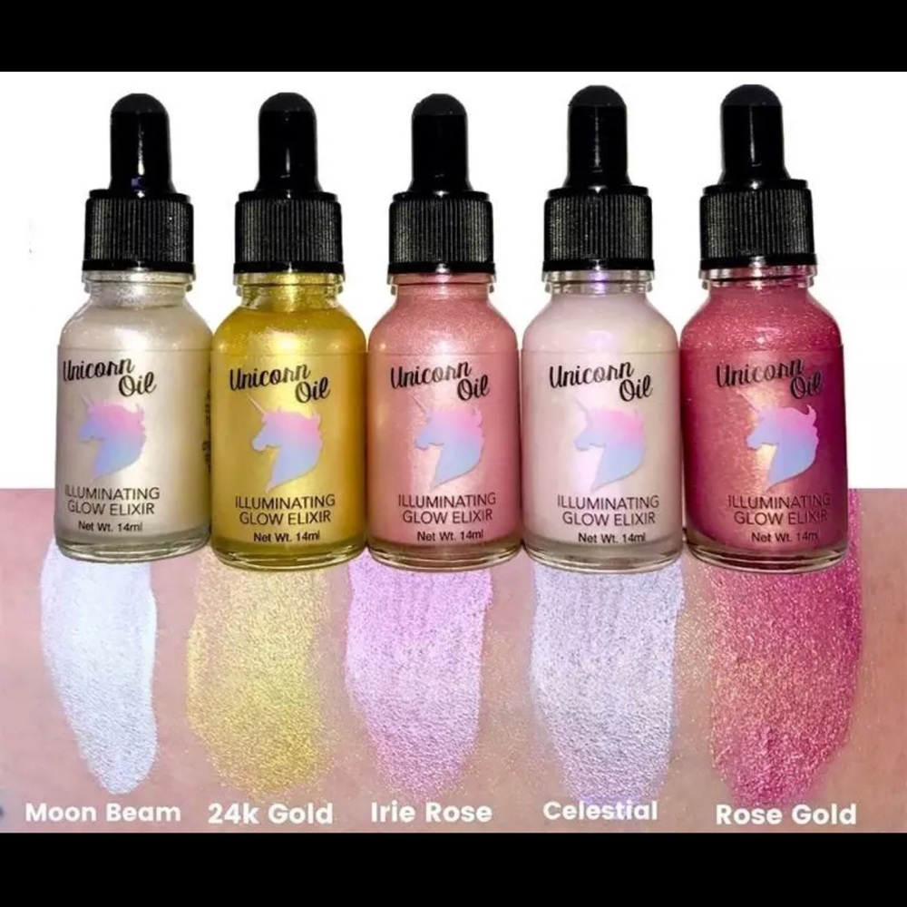 4 for $25!!!  Unicorn Oil highlighter New/sealed